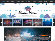 Tablet Screenshot of electricpicnic.ie